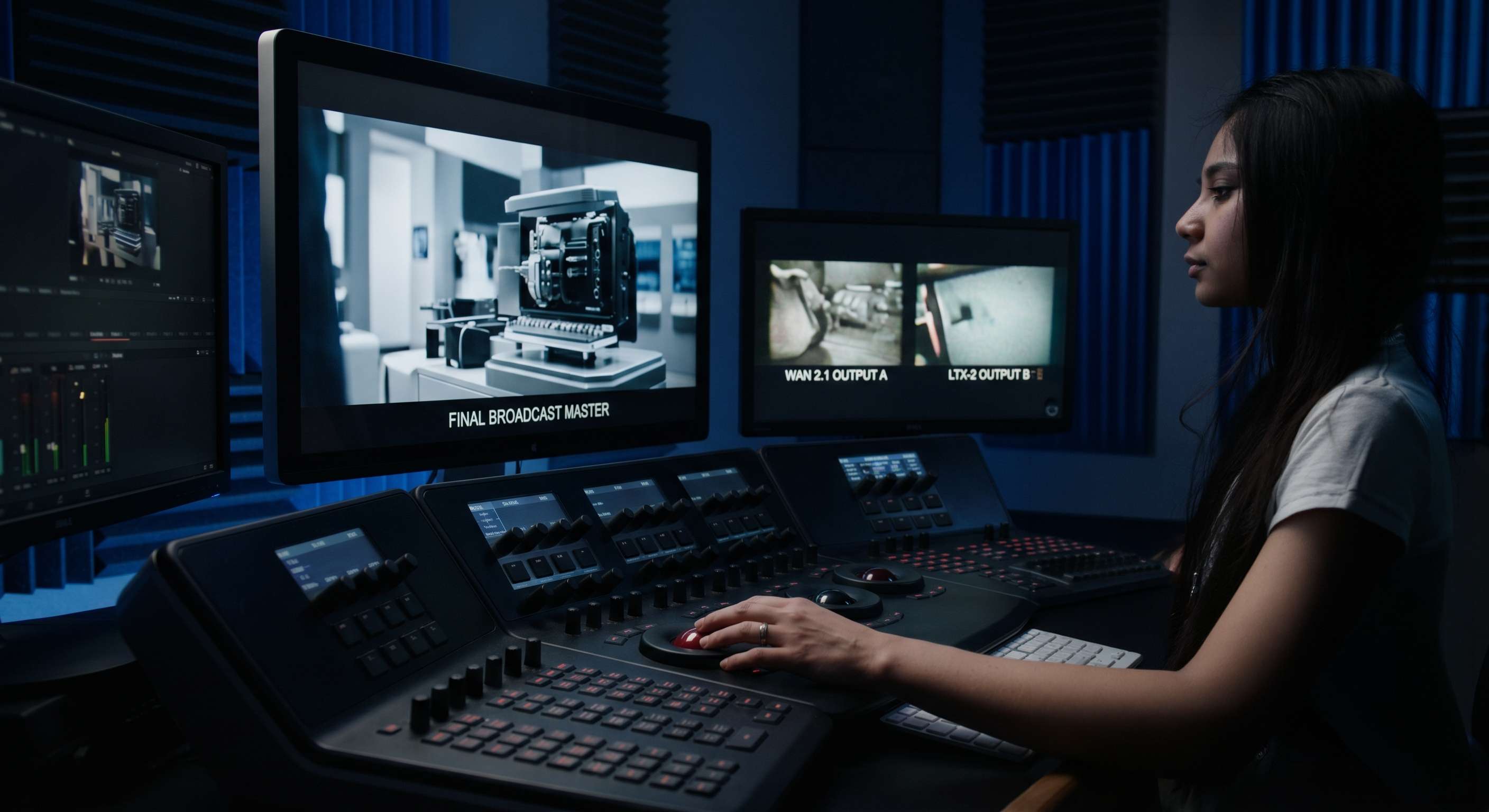 Broadcast master AI video post production